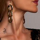CHAIN LINK STATEMENT EARRINGS SNAP-ON Transformers