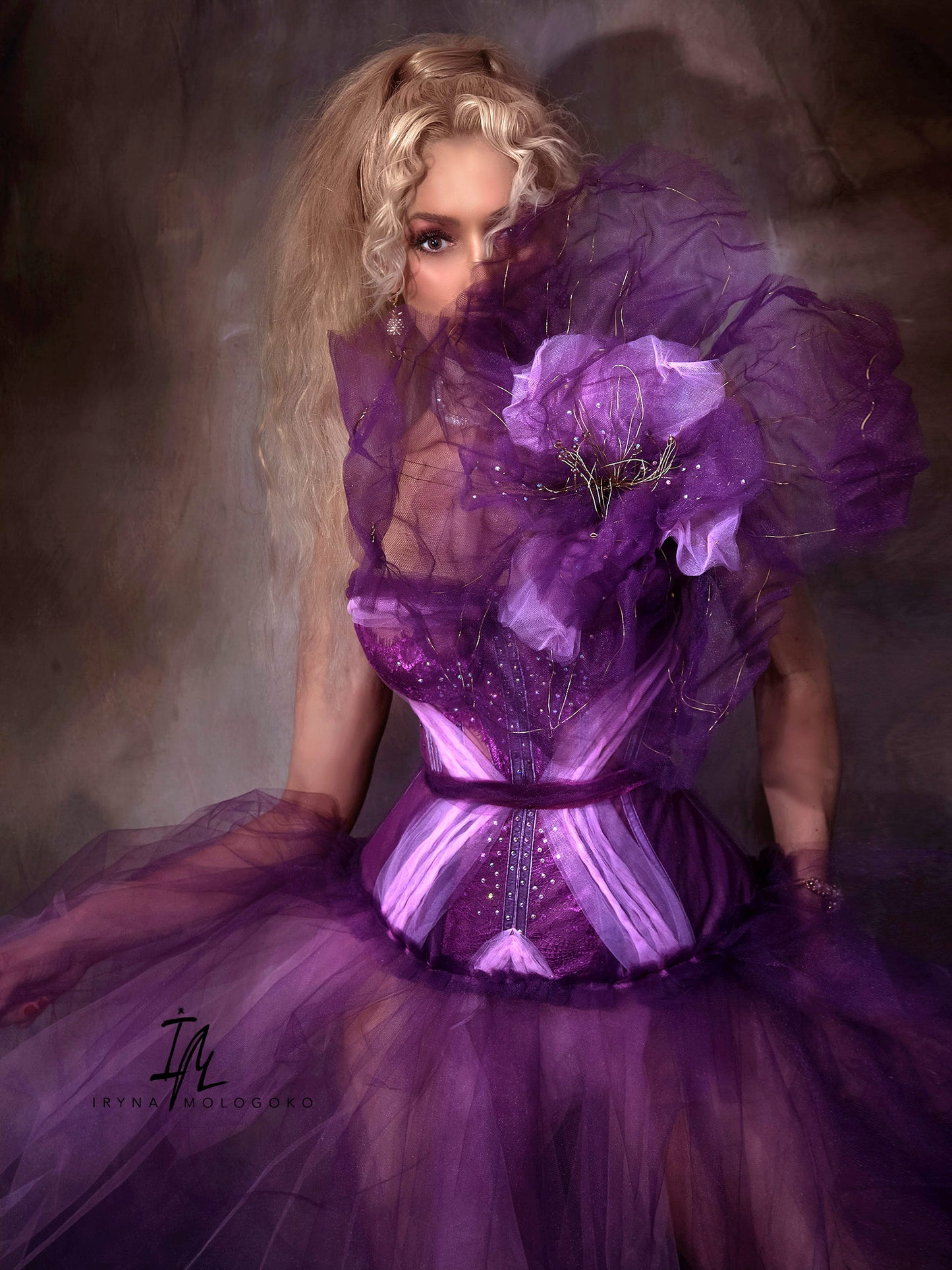 Purple Rose Corset